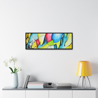 Blue Flame Gallery Canvas Wraps, Horizontal Frame