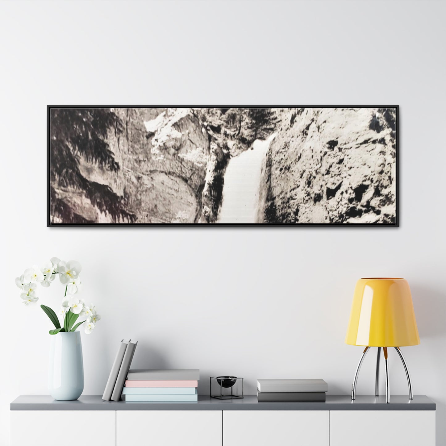 Tower Falls Yellowstone Gallery Canvas Wraps, Horizontal Frame