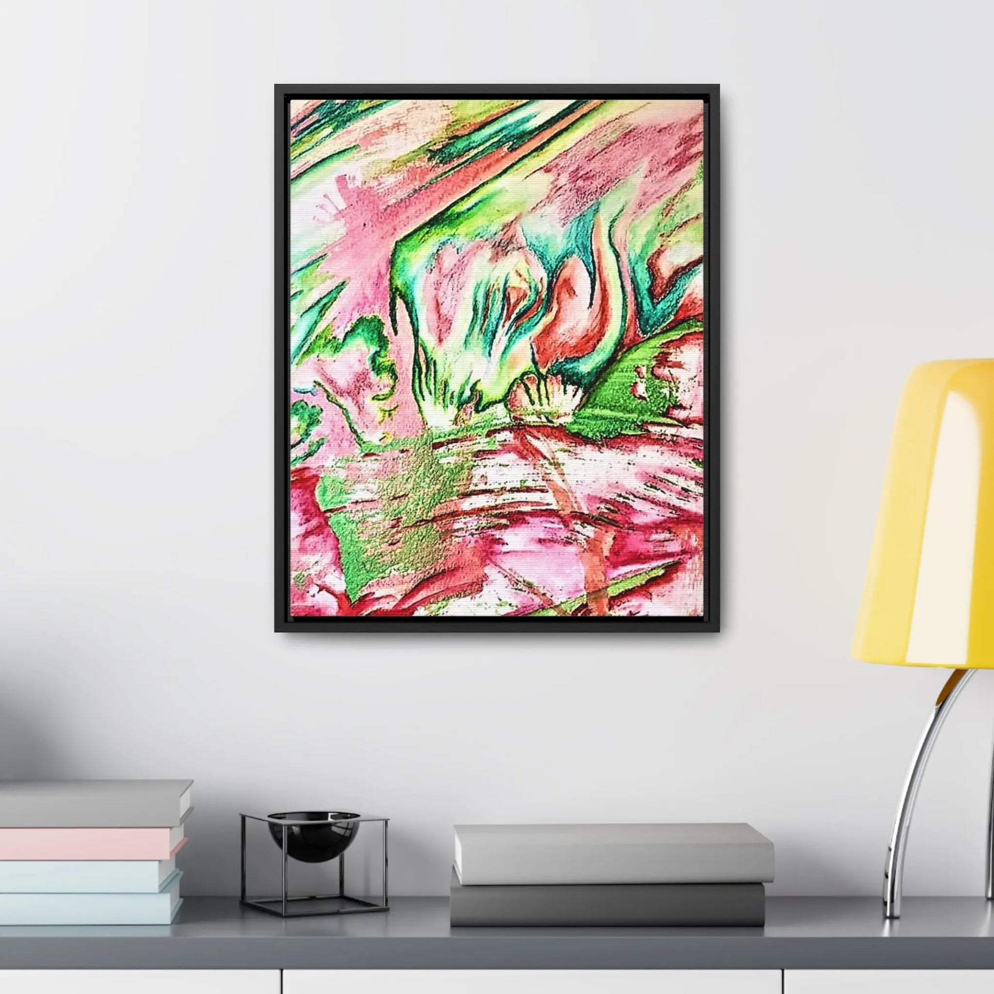 Pink Forest Gallery Canvas Wraps, Vertical Frame