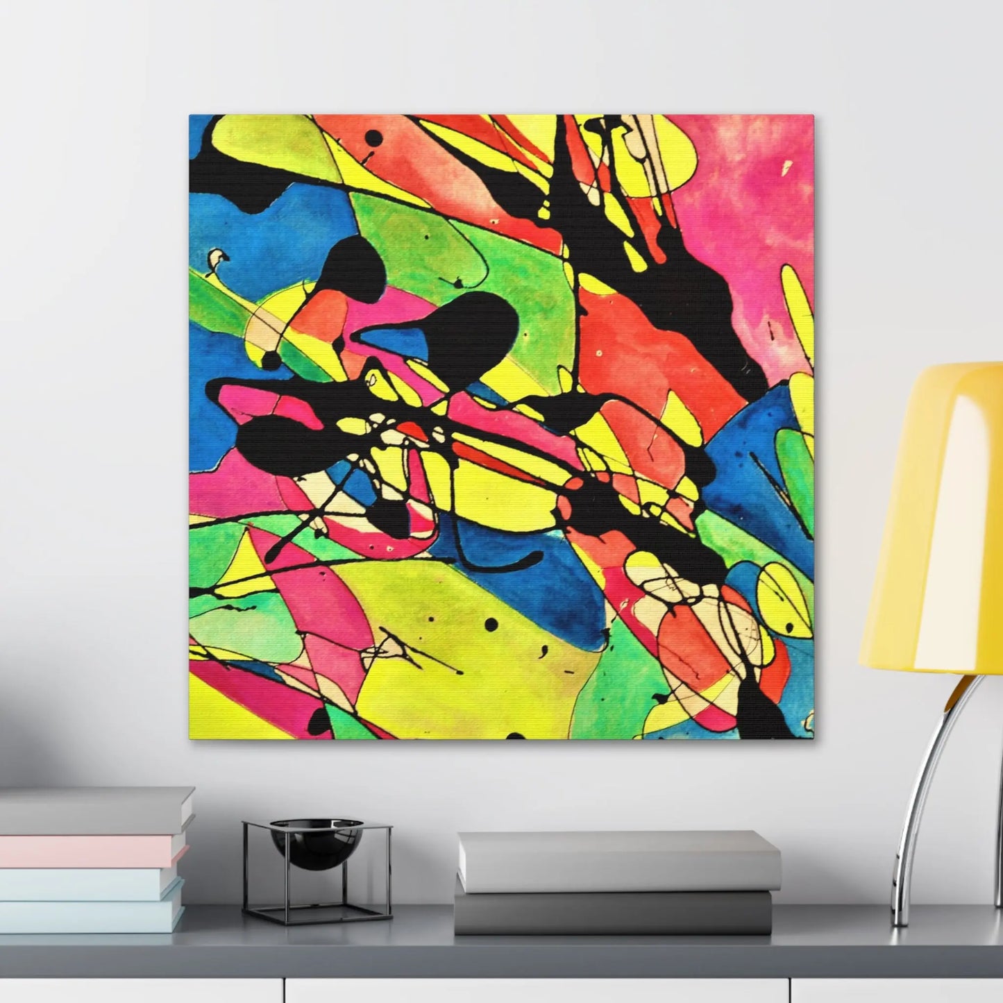 Exploding Earth Canvas Gallery Wraps 24″ x 24″ 1.25"