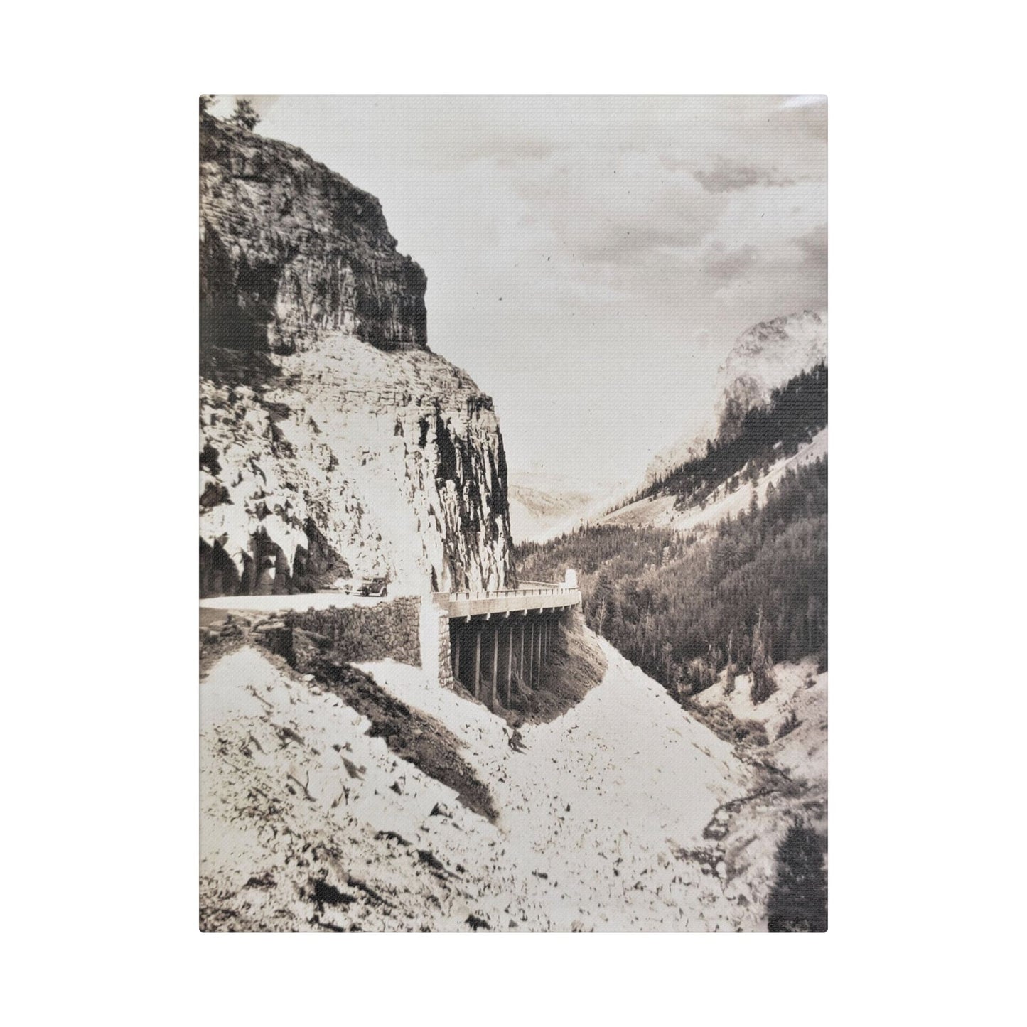 Golden Gate Canyon Colorado Satin Canvas, Stretched