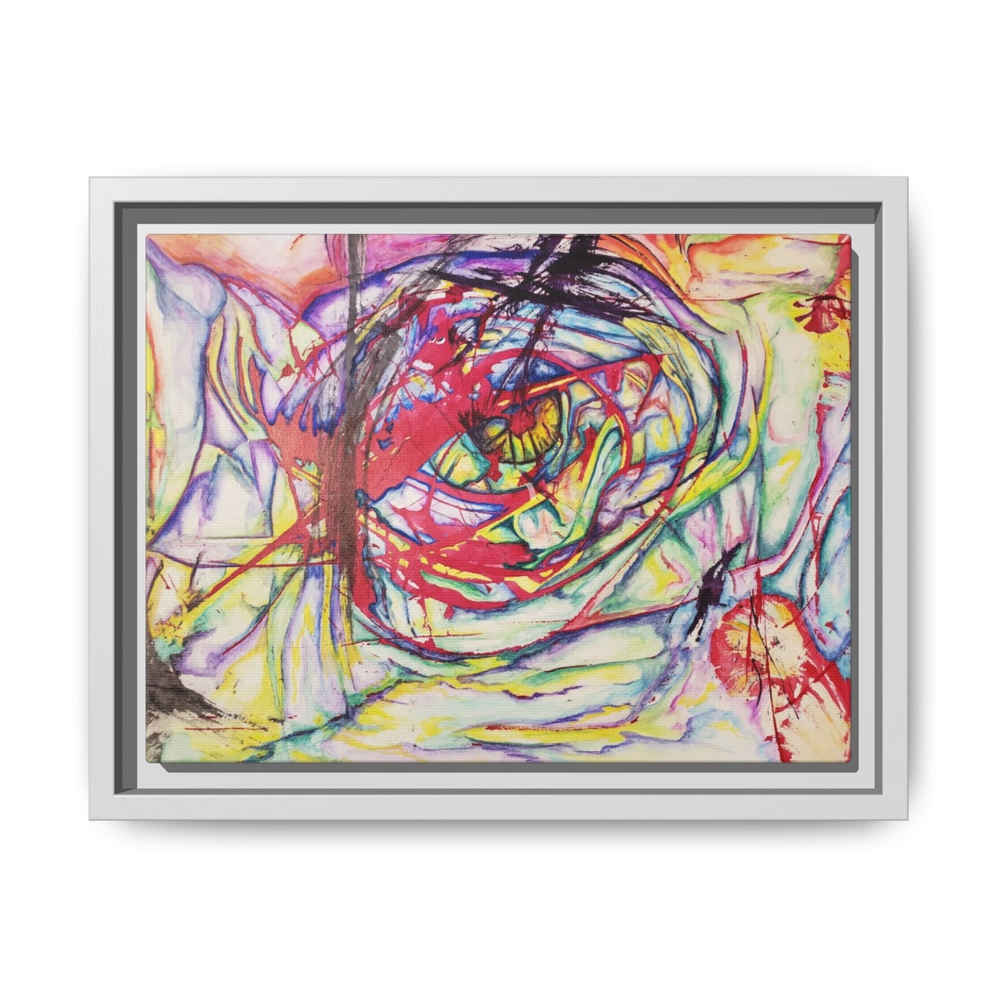 The Eye Framed Art Print - Kia Day Design