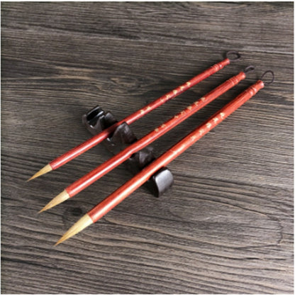 Red Sandalwood Teeny Hook Line Calligraphy Pen. - - Calligraphy Brushes