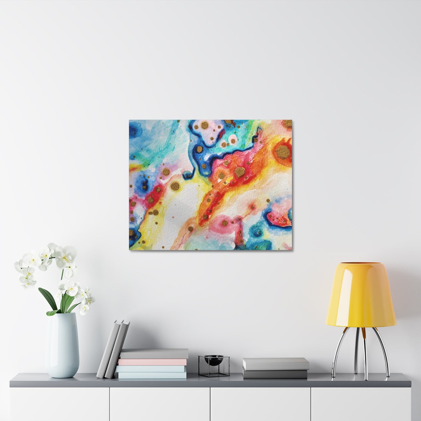 Blue Sky Angel Stretched Canvas