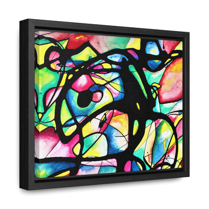 Peacock Gallery Canvas Wraps, Horizontal Frame