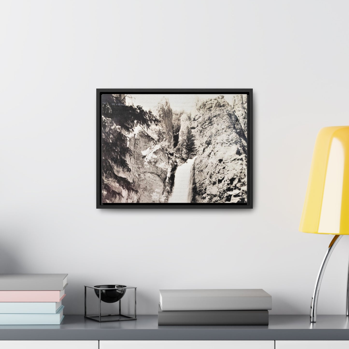 Tower Falls Yellowstone Gallery Canvas Wraps, Horizontal Frame