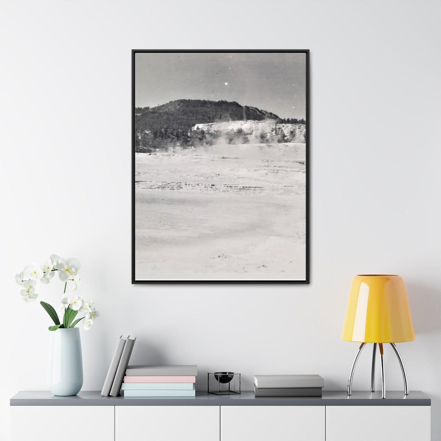 Mammoth Hot Springs Yellowstone Gallery Canvas Wraps, Vertical Frame