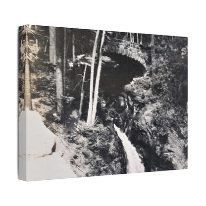 Narada Falls Yellowstone Satin Canvas Stretched