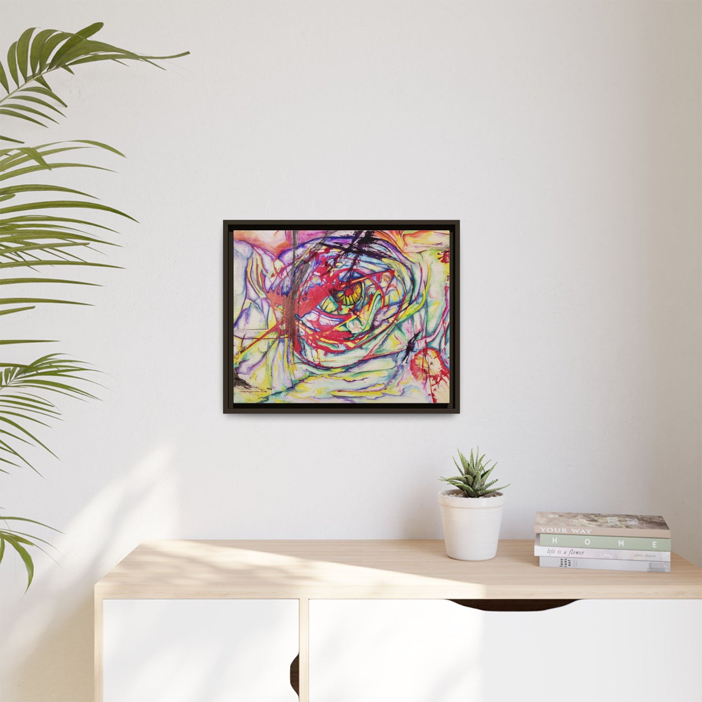 The Eye Framed Art Print - Kia Day Design
