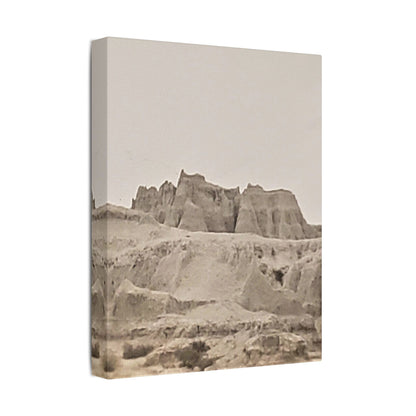 West Satin Canvas Stretched