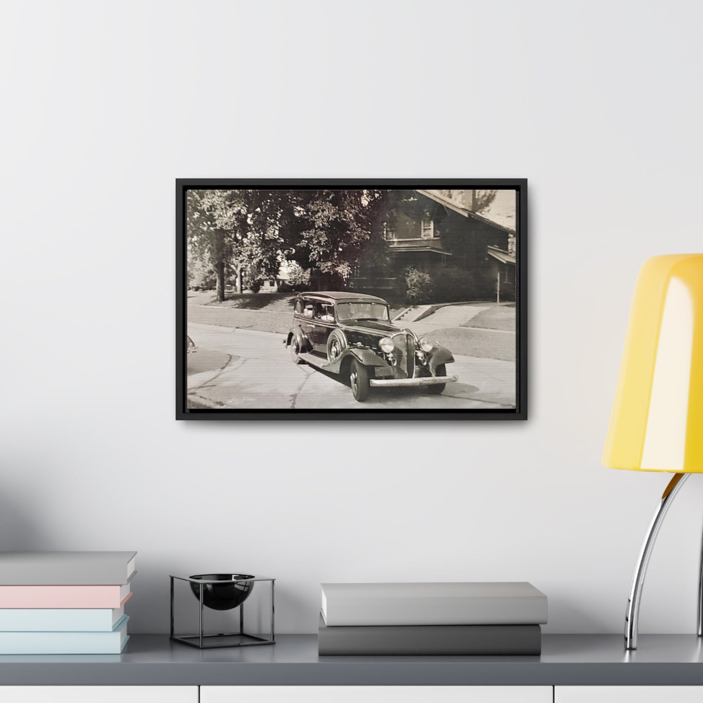 Classic Car Gallery Canvas Wraps, Horizontal Frame