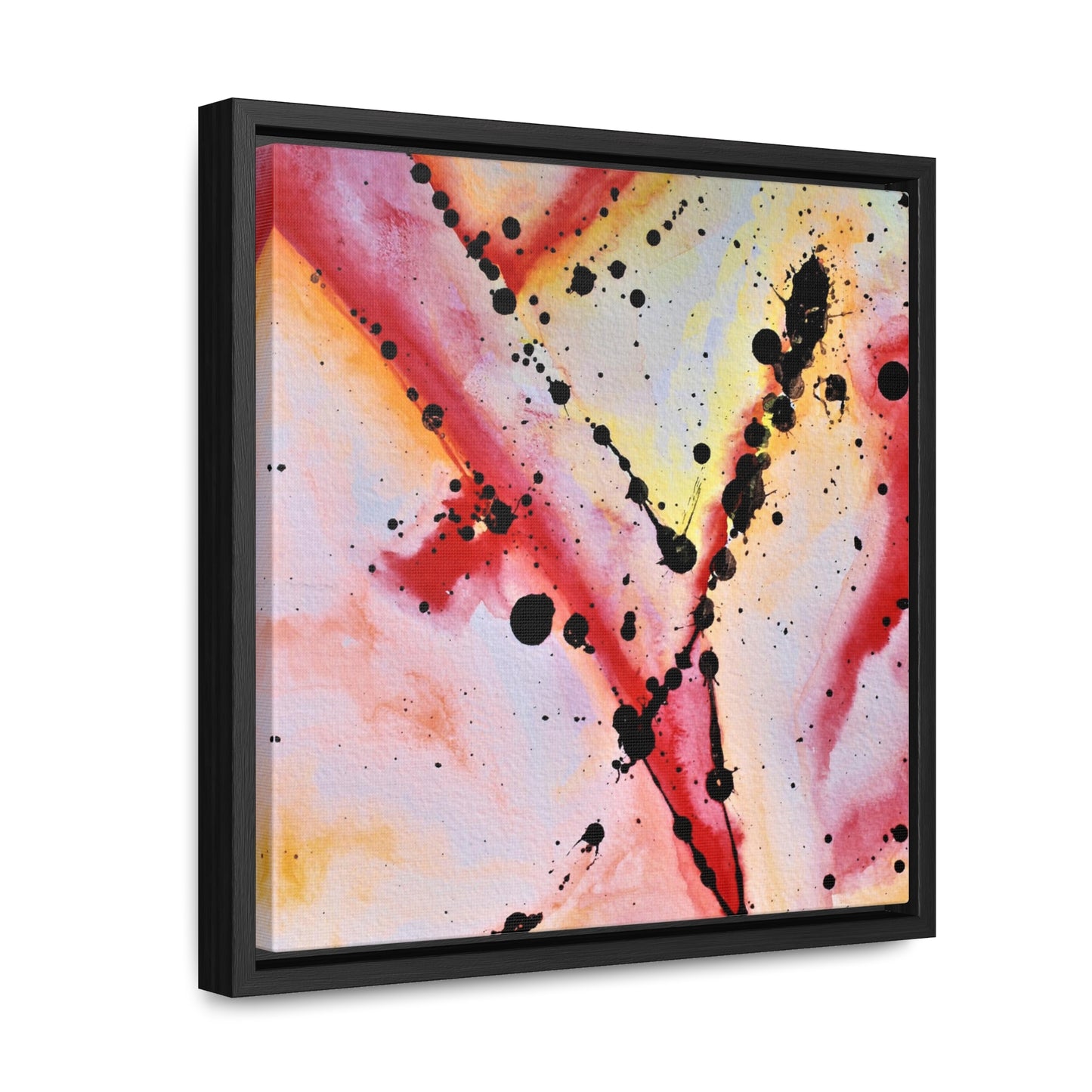 Red Hot Love Gallery Canvas Wraps, Square Frame