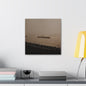 Navy Day New York Hudson River October 27th 1945 War Ships Canvas Gallery Wraps 16″ x 16″ 1.25"
