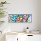 Multi-Color Abstract Framed Canvas Art Print - Kia Day Design