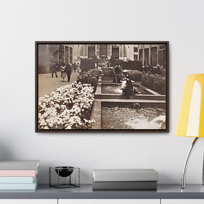 Rockefeller Plaza Gallery Canvas Wraps Horizontal Frame 24″ x 16″ Walnut Premium Gallery Wraps (1.25″)