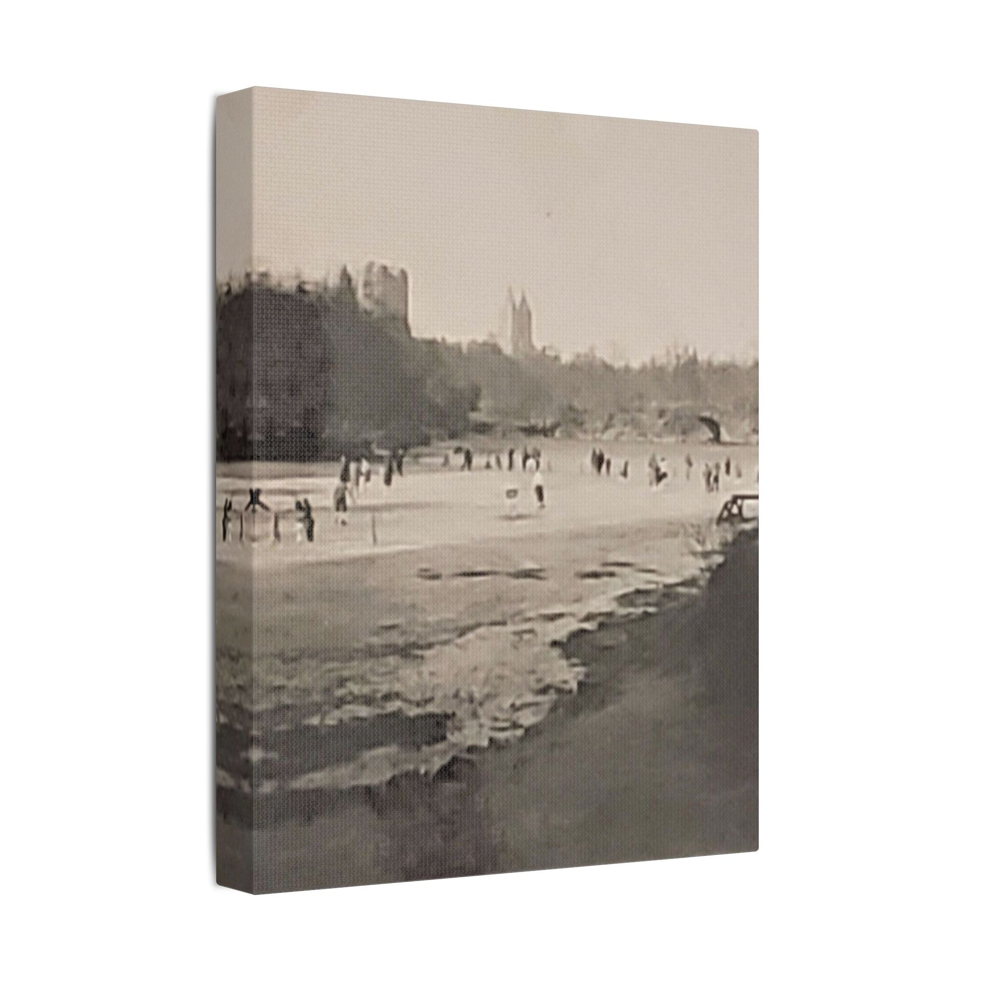 Central Park Satin Canvas Stretched