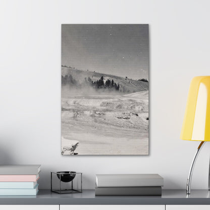 Mammoth Hot Springs Canvas Gallery Wraps 16″ x 24″ 1.25"