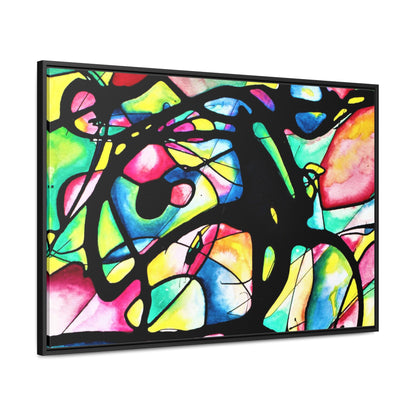 Peacock Gallery Canvas Wraps, Horizontal Frame