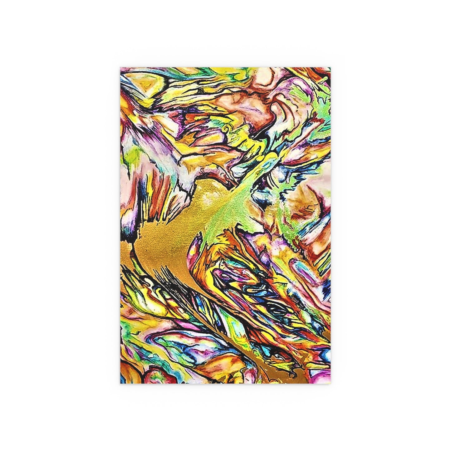 Phoenix Rising Silk Posters 12″ x 18″ (Vertical) Semi Glossy