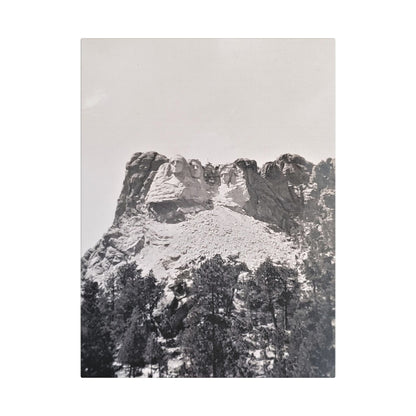 Black Hills Mount Rushmore Satin Canvas Stretched
