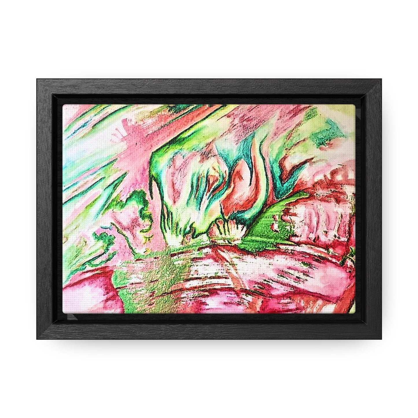 Pink Forest Gallery Canvas Wraps, Horizontal Frame