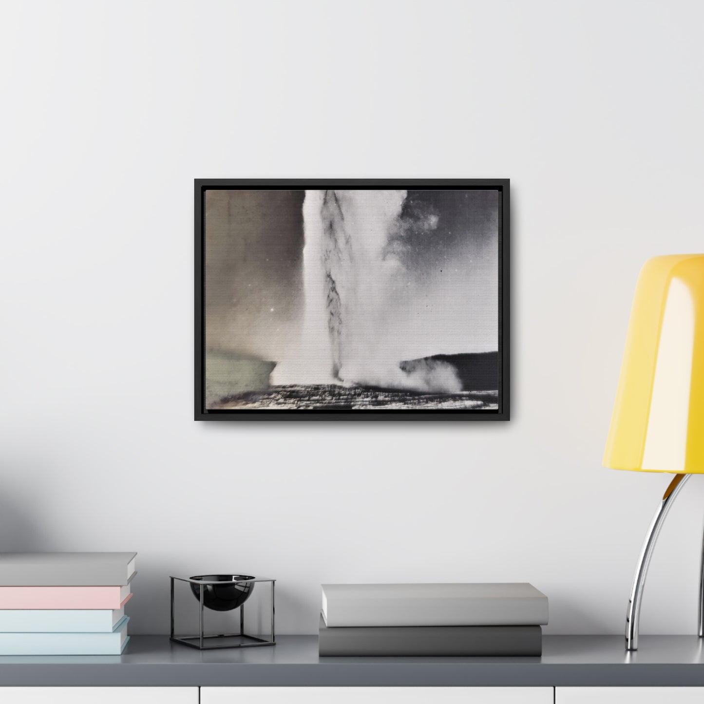 Old Faithful Geyser Yellowstone Gallery Canvas Wraps, Horizontal Frame