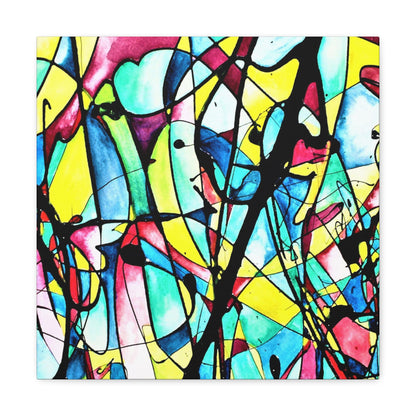 Alien Lady Canvas Gallery Wraps 16″ x 16″ 1.25"