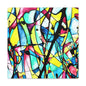 Alien Lady Canvas Gallery Wraps 16″ x 16″ 1.25"
