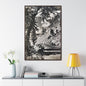 Eagles Nest Rock Yellowstone Gallery Canvas Wraps Vertical Frame 32″ x 48″ 1.25" Walnut