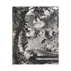 Eagles Nest Rock Yellowstone Satin Canvas Stretched