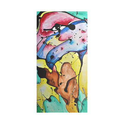 3rd Eye Sundae Satin Canvas Stretched - Kia Day Design