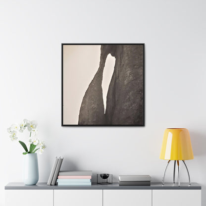 The Needles Eye Gallery Canvas Wraps Square Frame 30″ x 30″ Premium Gallery Wraps (1.25″) Black