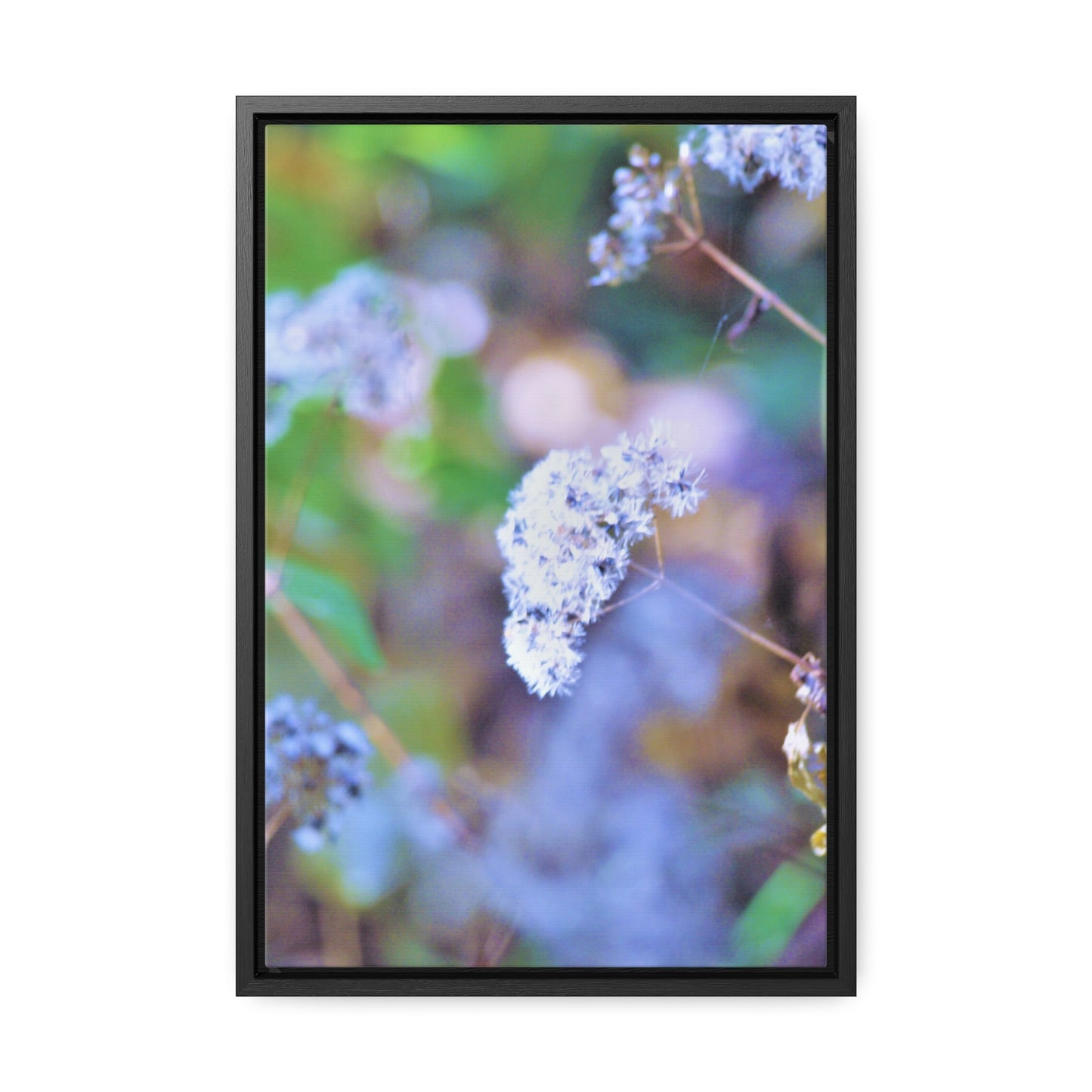 Macro Blue Gallery Canvas Wraps, Vertical Frame