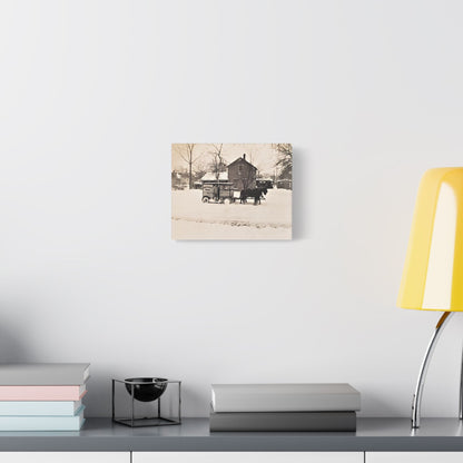 Milk Man Satin Canvas Stretched