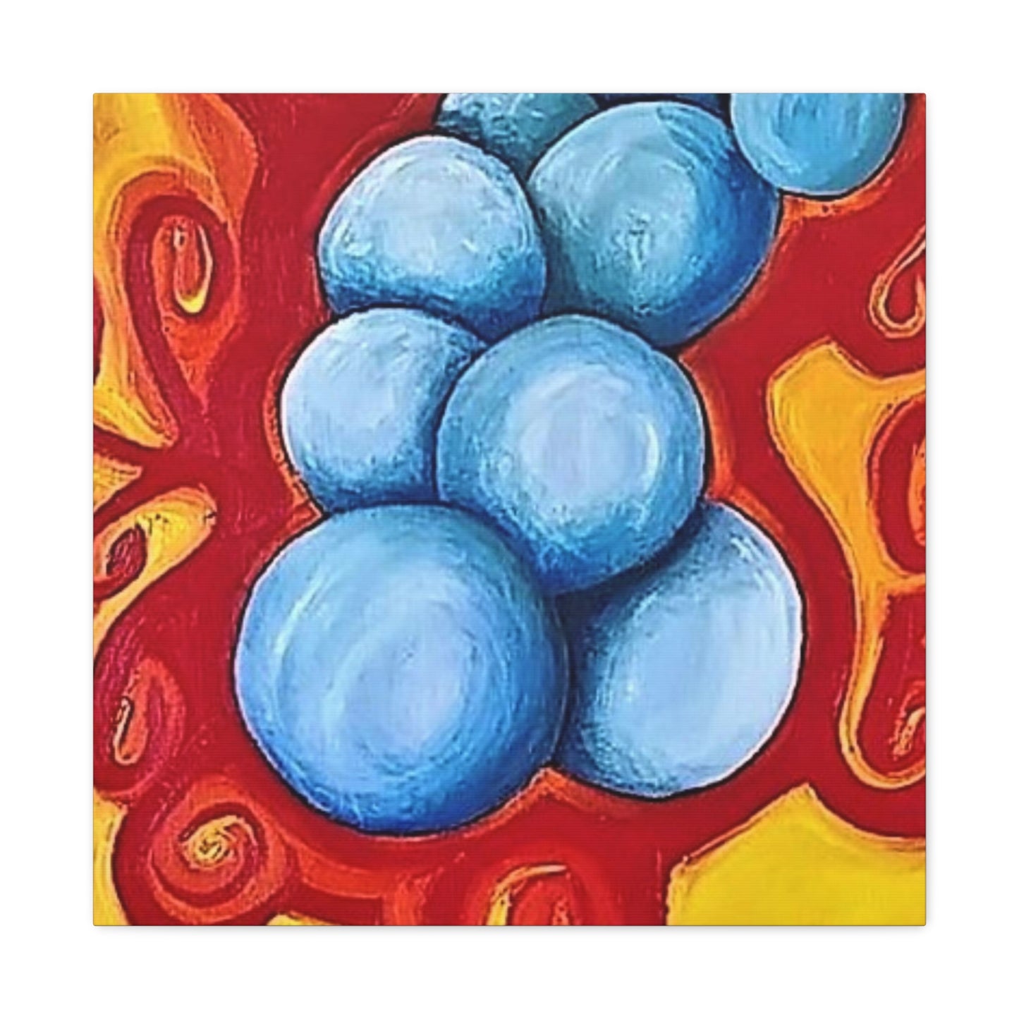 Blue Balls Canvas Gallery Wraps