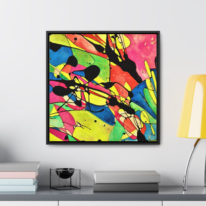 Exploding Earth Gallery Canvas Wraps Square Frame 20″ x 20″ 1.25"