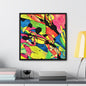 Exploding Earth Gallery Canvas Wraps Square Frame 20″ x 20″ 1.25"