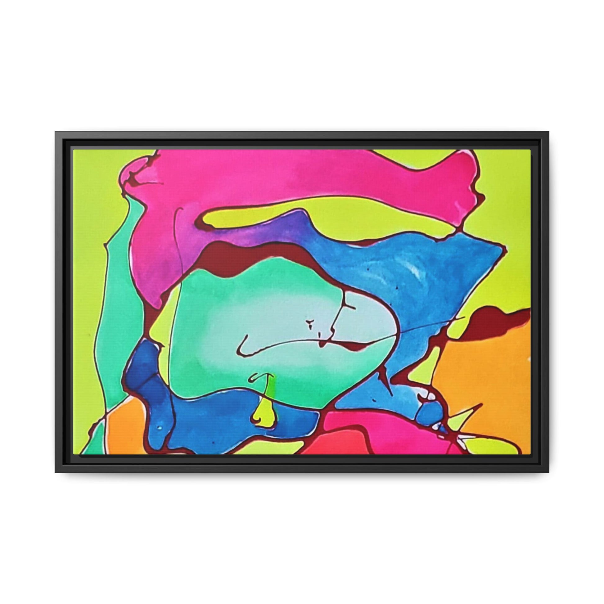 Kool Kid Matte Canvas Framed - Kia Day Design