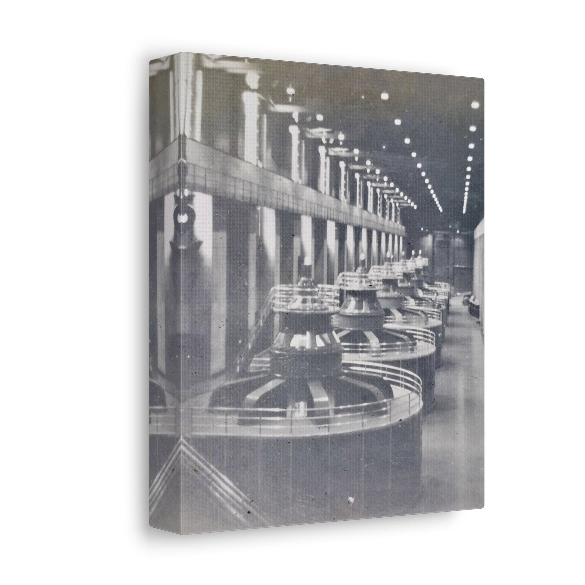 Boulder Dam Powerhouse Stretched Canvas
