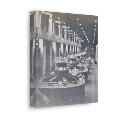 Boulder Dam Powerhouse Stretched Canvas