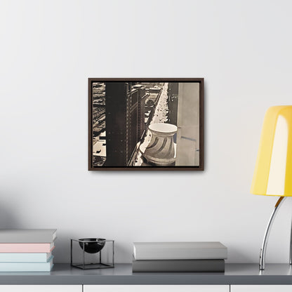 Michigan Ave Chicago Gallery Canvas Wraps Horizontal Frame 14″ x 11″ Walnut Premium Gallery Wraps (1.25″)