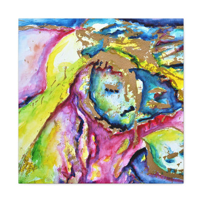 Mothers Face Canvas Gallery Wraps 24″ x 24″ 1.25"