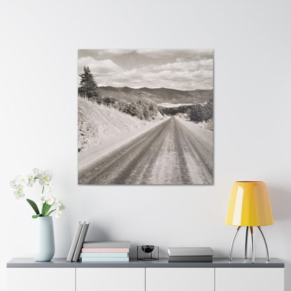 Western Road Canvas Gallery Wraps 36″ x 36″ 1.25"