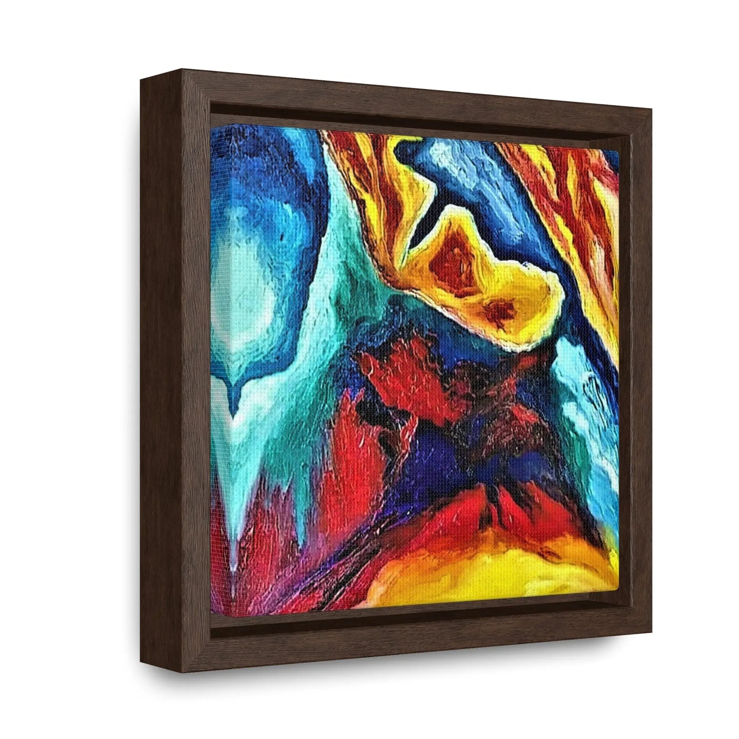 Cavern Gallery Canvas Wraps, Square Frame