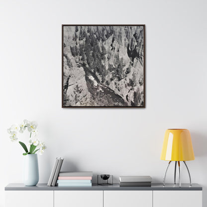 Cleopatras Needle Yellowstone Gallery Canvas Wraps Square Frame
