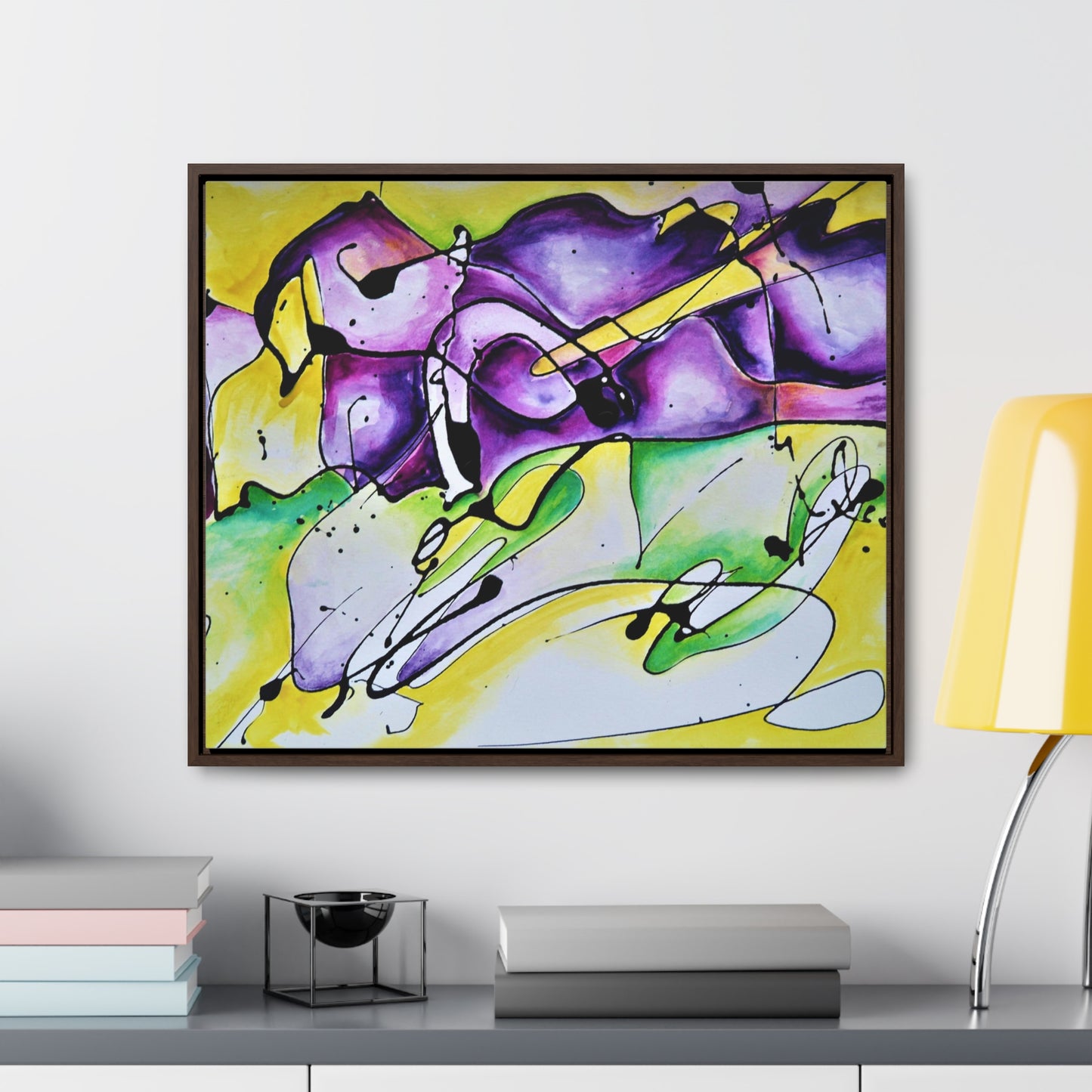 Purple Mountains Gallery Canvas Wraps, Horizontal Frame