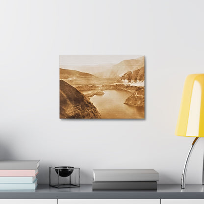 San Gabriel Dirt Fill Dam #1 Stretched Canvas 1.5" 16″ x 12″