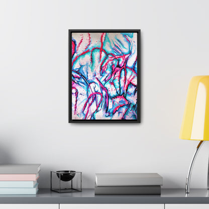 Pink Jellyfish Gallery Canvas Wraps, Vertical Frame