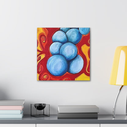 Blue Balls Canvas Gallery Wraps