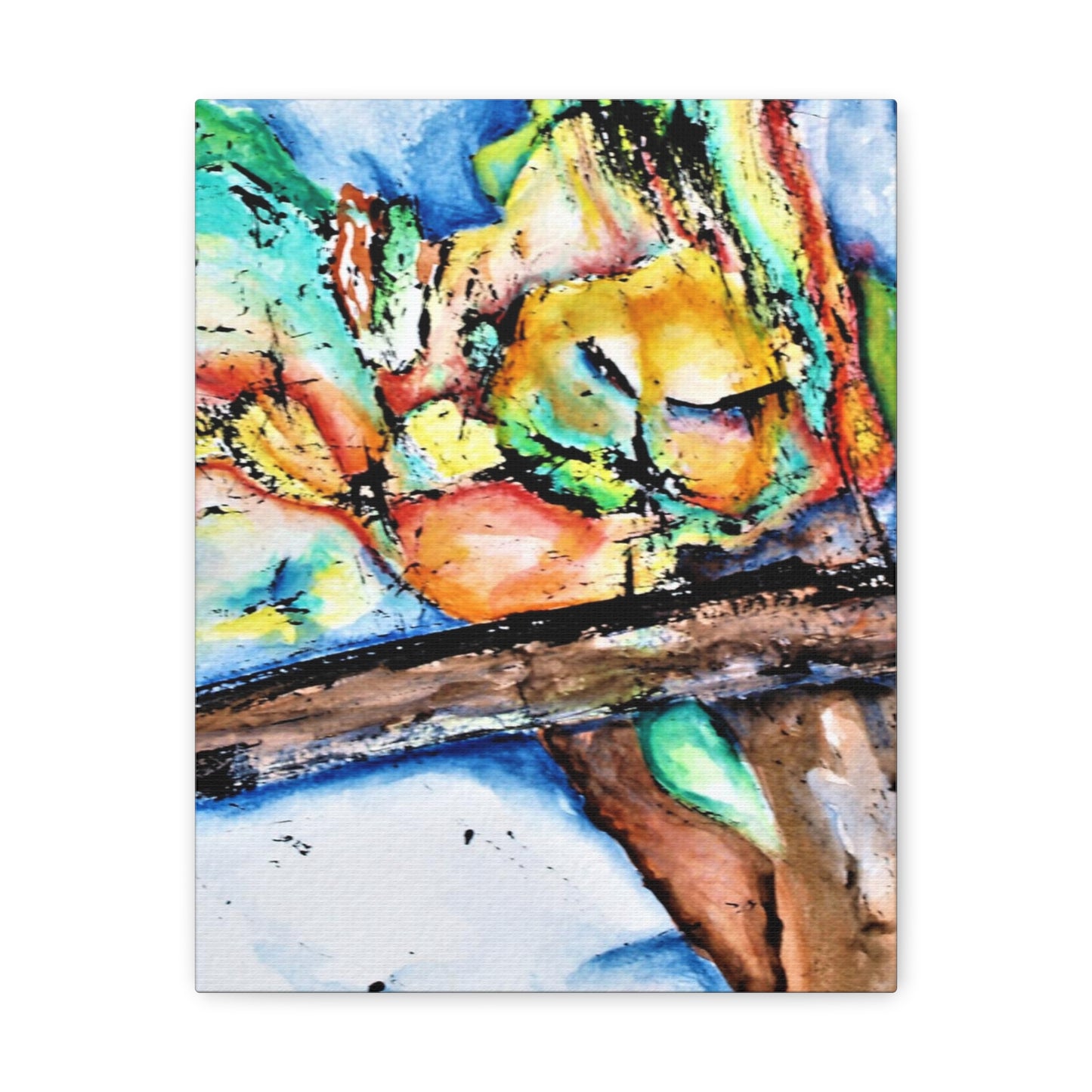 Owl In Flight Canvas Gallery Wraps